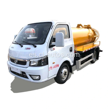 Pequeños camiones de succión de aguas residuales y aguas residuales dongfeng camionetas de aguas residuales de aguas residuales camiones fecales
